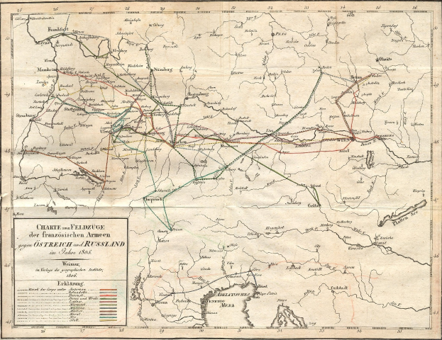 Alte Deutschlandkarte mit schwarzen Grenzen, detaillierte Straßen und Autobahnen markiert.