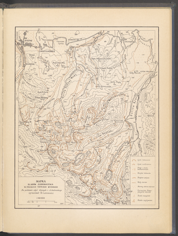 Ein aufgeschlagenes Buch mit einer detaillierten topografischen Karte der Tschechischen Republik, die geografische Merkmale wie Berge, Flüsse und Wälder zeigt, mit Text, der zusätzliche Informationen wie Stadt- und Ortsnamen enthält.