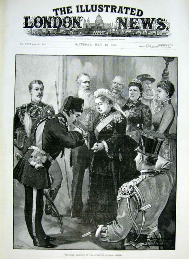 Ein altes Buch mit einem Schwarz-Weiß-Coverbild von Queen Elizabeth II und Prinz Philip, Duke of Edinburgh, betitelt mit "The Illustrated London News".