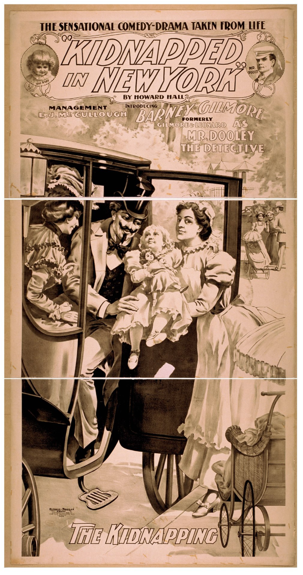 Ein Plakat für den Film 'Entführt in New York', das eine Gruppe besorgter Menschen in einem Fahrzeug zeigt, mit dem Titel über der oberen und einem ernsten, ged├Ąmpften Farbschema.